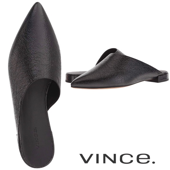 Vince Shoes - Vince Danna pointed Toe Mules